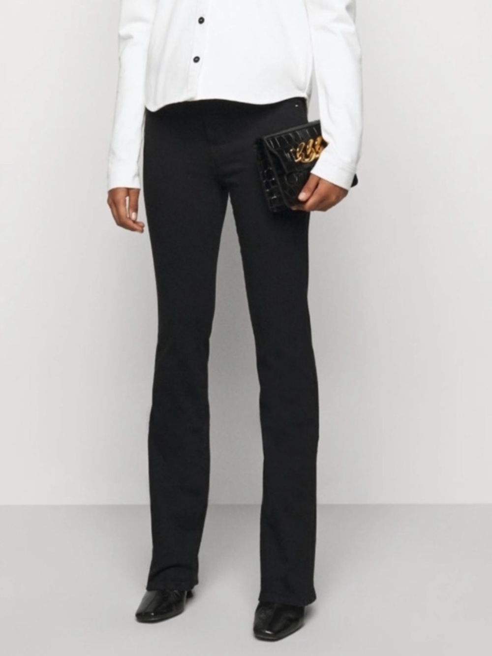 Frame Jeans Le Mini Boot Full Length Size 30 Black